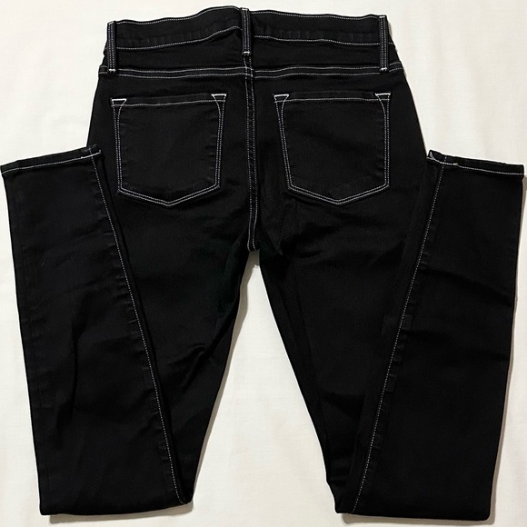 Frame Denim, Le Skinny de Jeanne Crop, Noir, Black Denim Jeans, NWOT - 25 - Picture 10 of 16